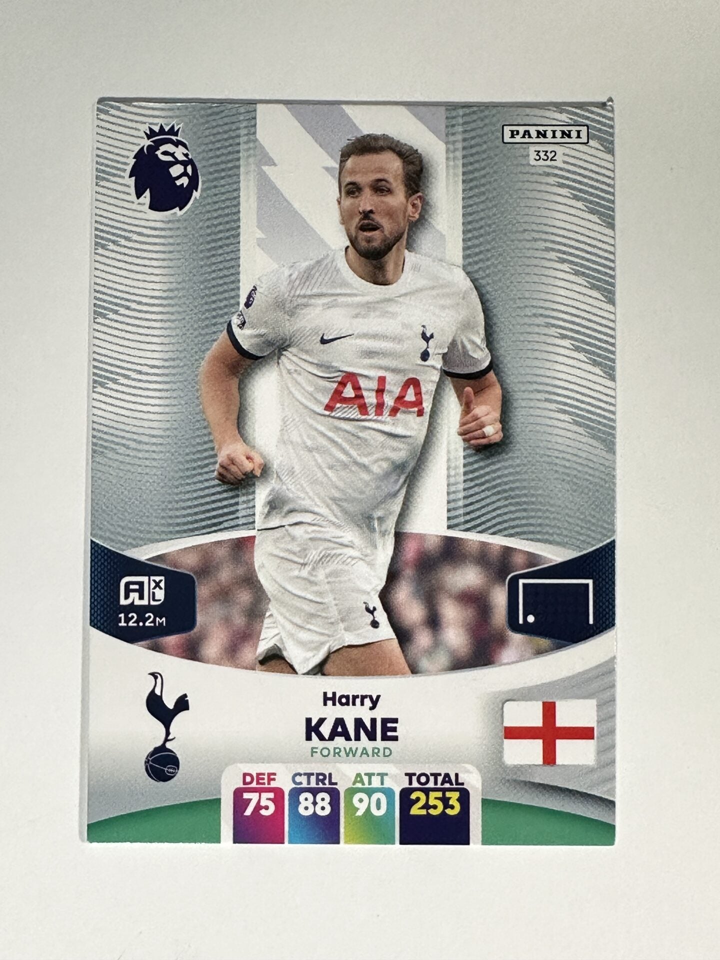 332 Harry Kane Tottenham Hotspur Base Panini Premier League Adrenalyn XL 2024 Card