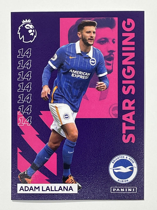 335 Adam Lallana Star Signing Sticker Brighton Premier League 2021 Football Sticker