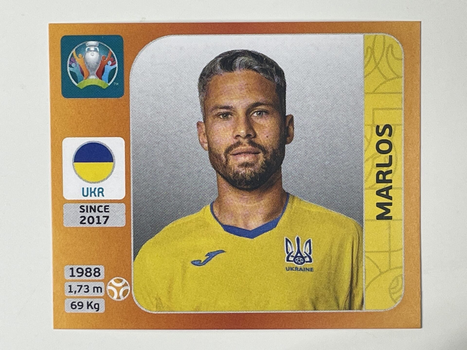 335. Marlos (Ukraine) &#8211; Euro 2020 Stickers