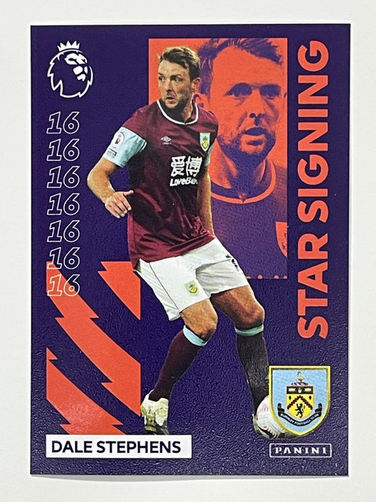 336 Dale Stephens Star Signing Sticker Burnley FC Premier League 2021 Football Sticker