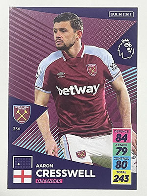 336.-Aaron-Cresswell-West-Ham-Panini-Adrenalyn-XL-2021-22-Card-Football