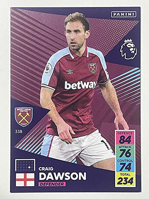 338.-Craig-Dawson-West-Ham-Panini-Adrenalyn-XL-2021-22-Card-Football