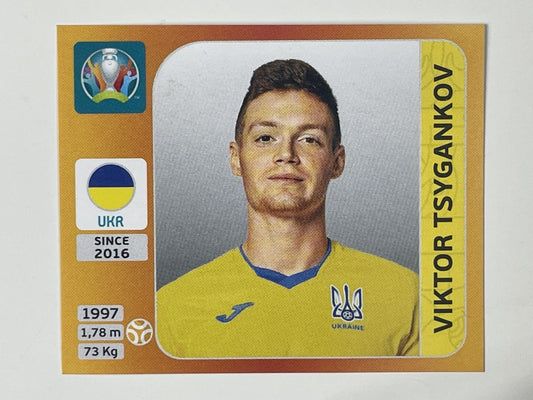 338. Viktor Tsygankov (Ukraine) &#8211; Euro 2020 Stickers