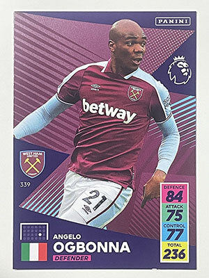 339.-Angelo-Ogbonna-West-Ham-Panini-Adrenalyn-XL-2021-22-Card-Football