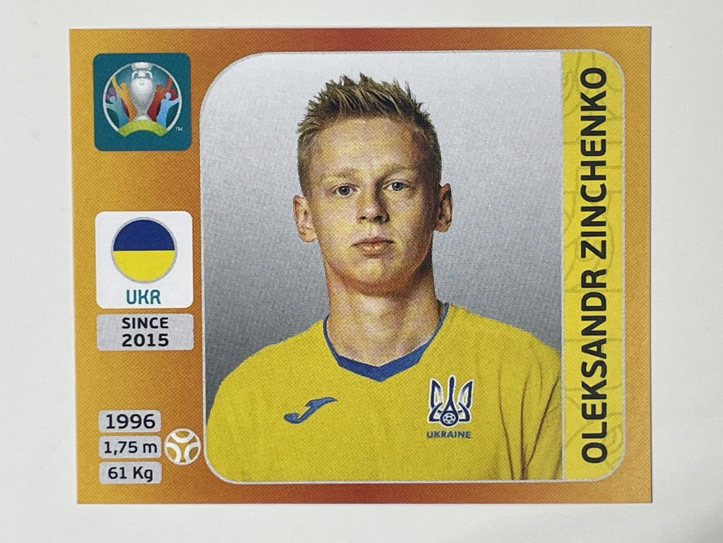 339. Oleksandr Zinchenko (Ukraine) - Euro 2020 Stickers