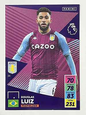 34.-Douglas-Luiz-Aston-Villa-Panini-Adrenalyn-XL-2021-22-Card-Football