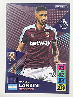 343.-Manuel-Lanzini-West-Ham-Panini-Adrenalyn-XL-2021-22-Card-Football