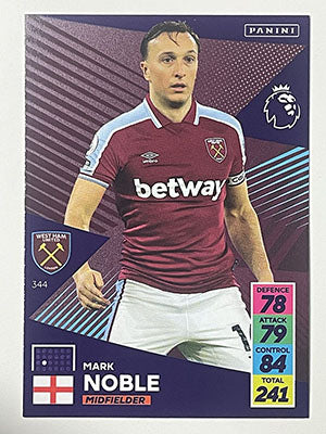 344.-Mark-Noble-West-Ham-Panini-Adrenalyn-XL-2021-22-Card-Football