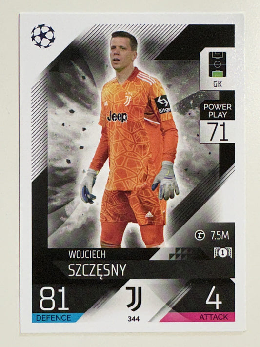 344. Wojciech Szczęsny (Juventus) &#8211; Topps Match Attax 2022:2023 card