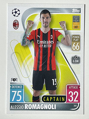 345.-Alessio-Romagnoli-Captain-AC-Milan-Match-Attax-2021-22-Topps-Football-Card