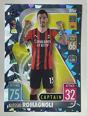 345.-Alessio-Romagnoli-Crystal-Foil-Parallel-AC-Milan-Match-Attax-2021-22-Topps-Football-Card