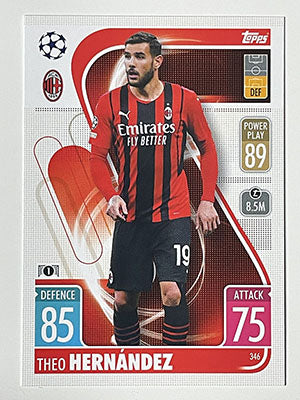 346.-Theo-Hernandez-AC-Milan-Match-Attax-2021-22-Topps-Football-Card