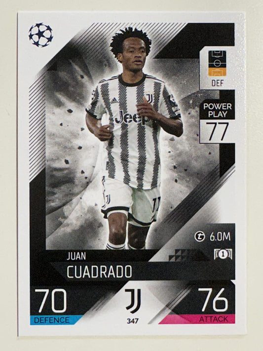 347. Juan Cuadrado (Juventus) &#8211; Topps Match Attax 2022:2023 card