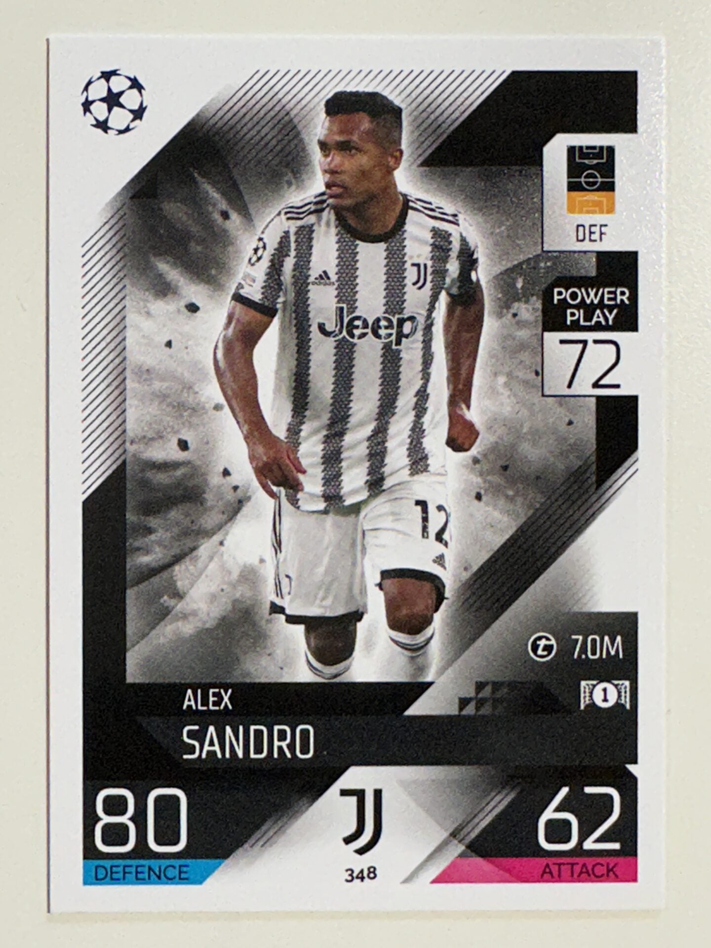 348. Alex Sandro (Juventus) &#8211; Topps Match Attax 2022:2023 card