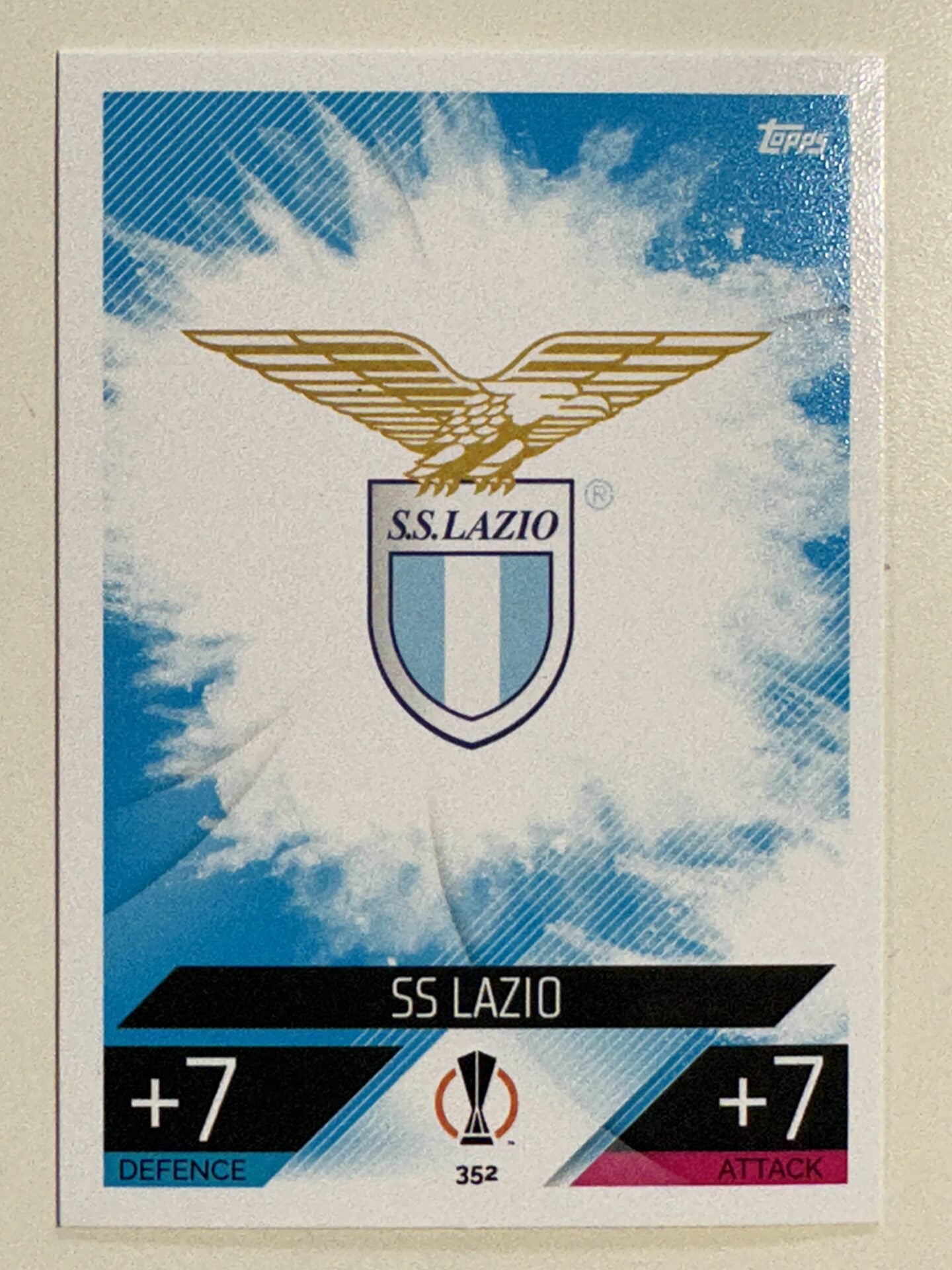 352. Team Badge (SS Lazio) &#8211; Topps Match Attax 2022:2023 card