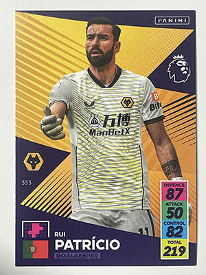 353.-Rui-Patricio-Wolves-Panini-Adrenalyn-XL-2021-22-Card-Football