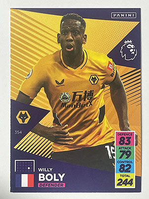 354.-Willy-Boly-Wolves-Panini-Adrenalyn-XL-2021-22-Card-Football