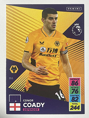 355.-Conor-Coady-Wolves-Panini-Adrenalyn-XL-2021-22-Card-Football