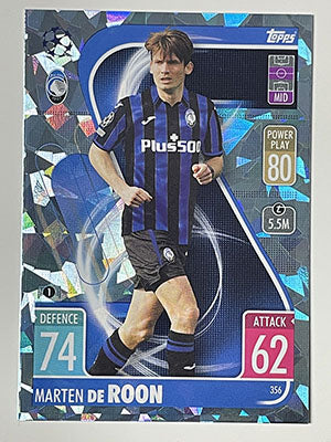 356.-Marten-de-Roon-Crystal-Foil-Parallel-Atalanta-BC-Match-Attax-2021-22-Topps-Football-Card