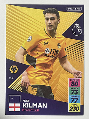 359.-Max-Kilman-Wolves-Panini-Adrenalyn-XL-2021-22-Card-Football