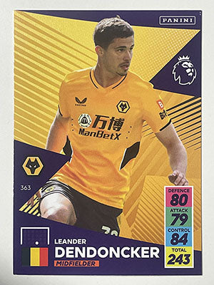 363.-Leander-Dendoncker-Wolves-Panini-Adrenalyn-XL-2021-22-Card-Football