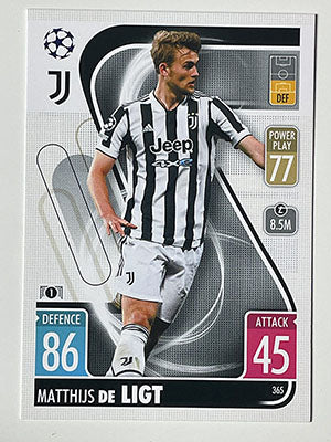 365.-Matthijs-de-Ligt-Juventus-Match-Attax-2021-22-Topps-Football-Card