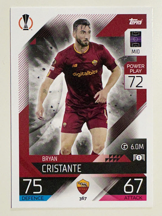 367. Bryan Cristante (AS Roma) &#8211; Topps Match Attax 2022:2023 card