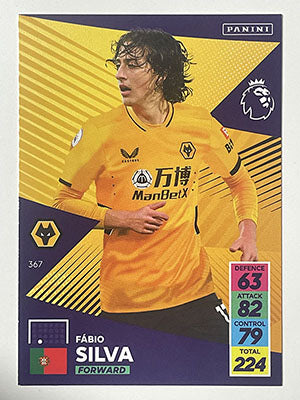 367.-Fabio-Silva-Wolves-Panini-Adrenalyn-XL-2021-22-Card-Football