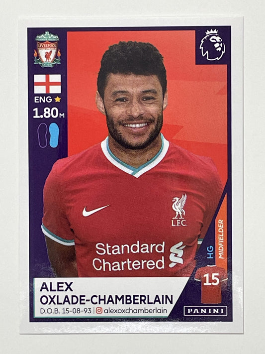 369 Alex Oxlade-Chamberlain Sticker Liverpool Premier League 2021 Football Sticker