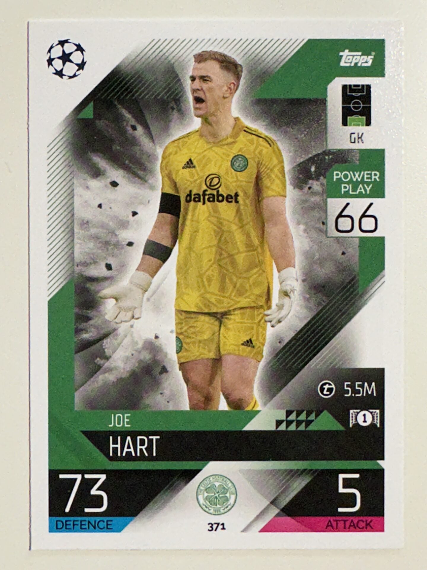 371. Joe Hart (Celtic) &#8211; Topps Match Attax 2022:2023 card