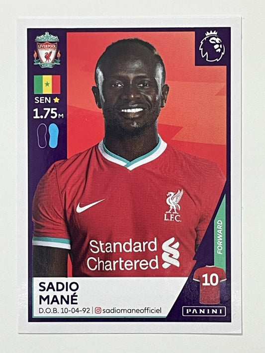 372 Sadio Mane Sticker Liverpool Premier League 2021 Football Sticker