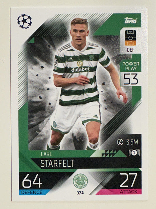 372. Carl Starfelt (Celtic) &#8211; Topps Match Attax 2022:2023 card