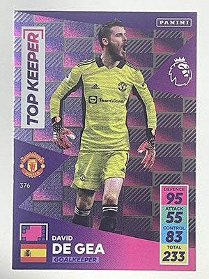 376.-David-De-Gea-Man-United-Top-Keeper-Panini-Adrenalyn-XL-2021-22-Card-Football