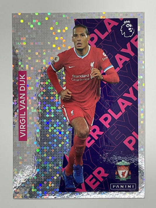 377 Virgil Van Dijk Key Player Sticker Liverpool Premier League 2021 Football Sticker