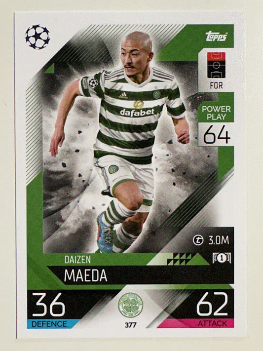 377. Daizen Maeda (Celtic) &#8211; Topps Match Attax 2022:2023 card