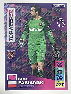 378.-Lukasz-Fabianski-West-Ham-Top-Keeper-Panini-Adrenalyn-XL-2021-22-Card-Football