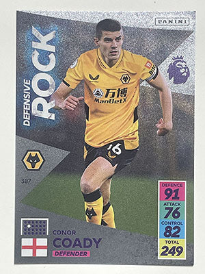 387.-Conor-Coady-Wolves-Defensive-Rock-Panini-Adrenalyn-XL-2021-22-Card-Football