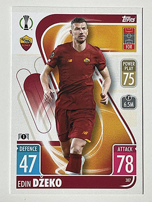 387.-Edin-Dzeko-AS-Roma-Match-Attax-2021-22-Topps-Football-Card