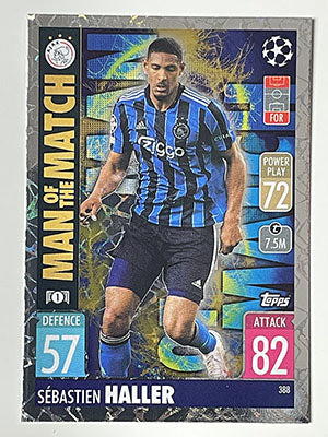 388.-Sebastian-Haller-Man-of-the-Match-AFC-Ajax-Match-Attax-2021-22-Topps-Football-Card