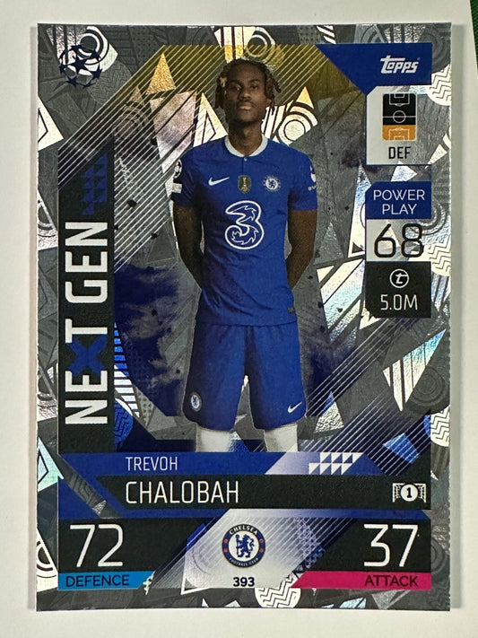 393 Trevoh Chalobah Next Gen (Chelsea) Topps Match Attax 2022:2023 Card