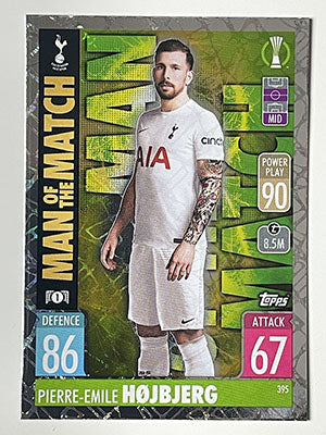 395.-Pierre-Emile-Hojbjerg-Man-of-the-Match-Spurs-Match-Attax-2021-22-Topps-Football-Card