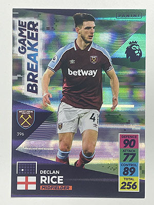 396.-Declan-Rice-West-Ham-Game-Breaker-Panini-Adrenalyn-XL-2021-22-Card-Football