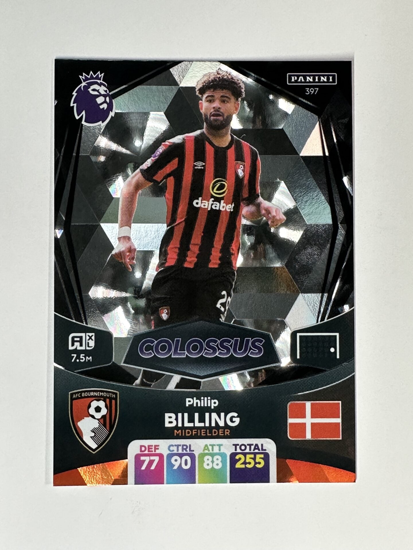 397 Philip Billing Bournemouth Colossus Panini Premier League Adrenalyn XL 2024 Card