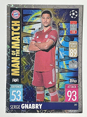 397.-Serge-Gnabry-Man-of-the-Match-FC-Bayern-Munchen-Match-Attax-2021-22-Topps-Football-Card