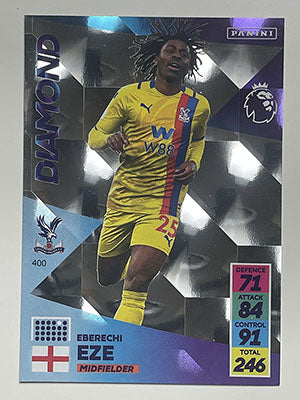 400.-Eberechi-Eze-Crystal-Palace-Diamond-Panini-Adrenalyn-XL-2021-22-Card-Football