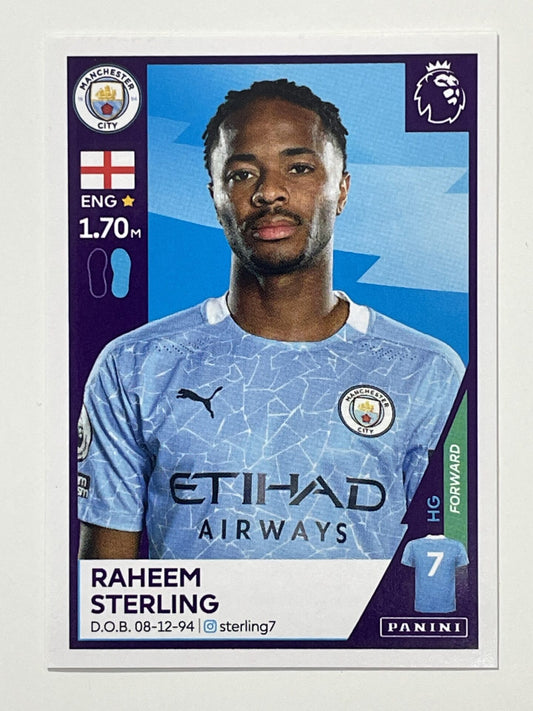 402 Raheem Sterling Sticker Manchester City Premier League 2021 Football Sticker