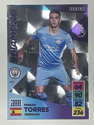 402.-Ferran-Torres-Manchester-City-Diamond-Panini-Adrenalyn-XL-2021-22-Card-Football