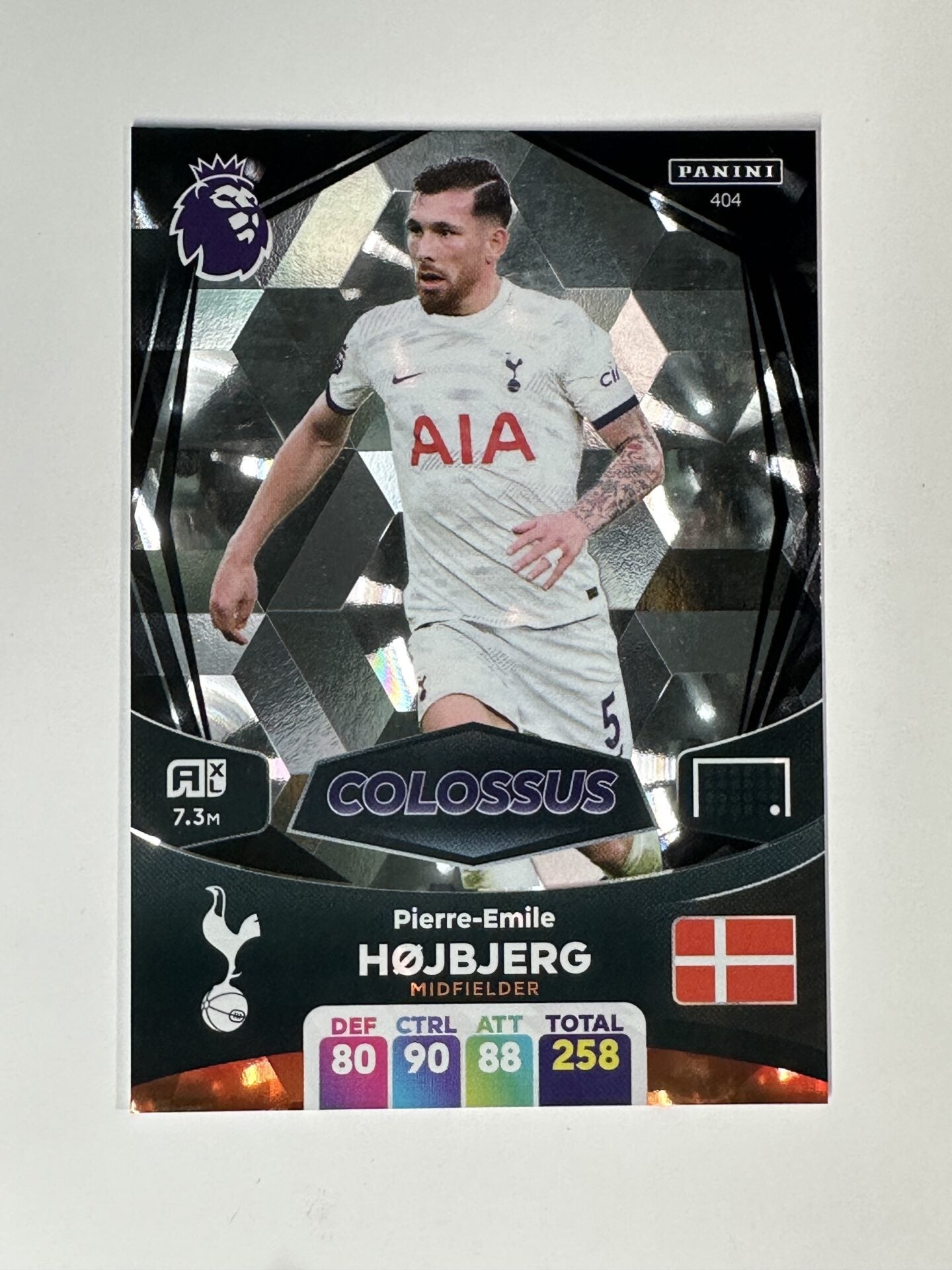 404 Pierre-Emile Hojbjerg Colossus Panini Premier League Adrenalyn XL 2024 Card