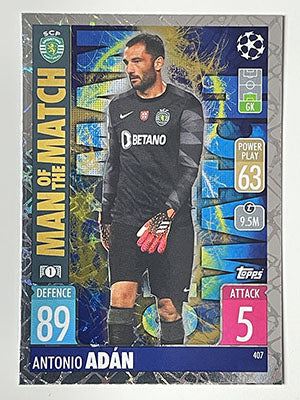 407.-Antonio-Adan-Man-of-the-Match-Sporting-Club-Match-Attax-2021-22-Topps-Football-Card