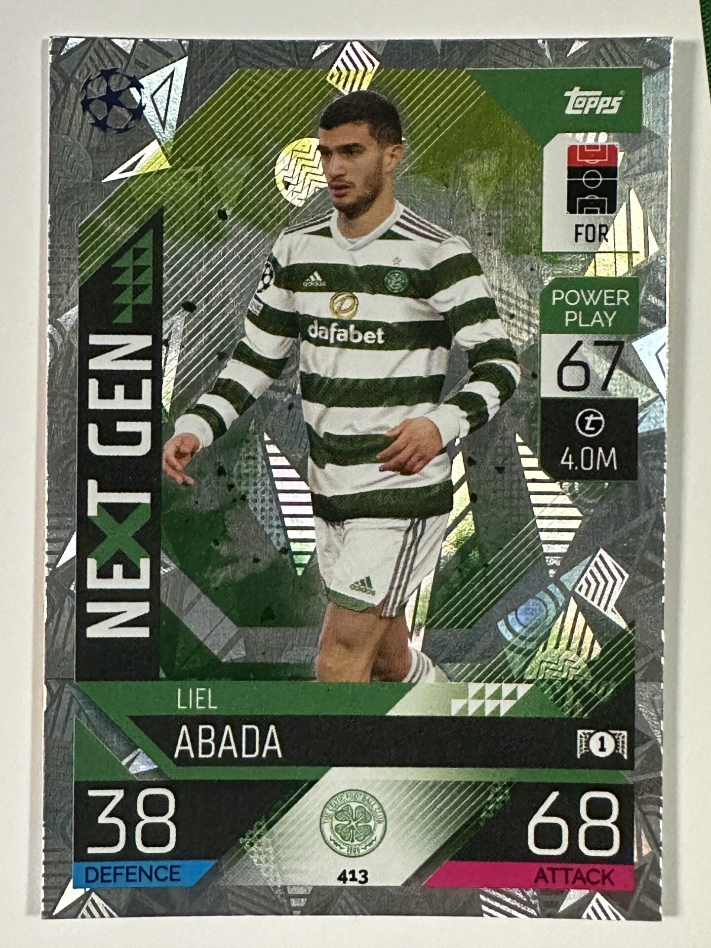 413 Liel Abada Next Gen (Celtic) Topps Match Attax 2022:2023 Card